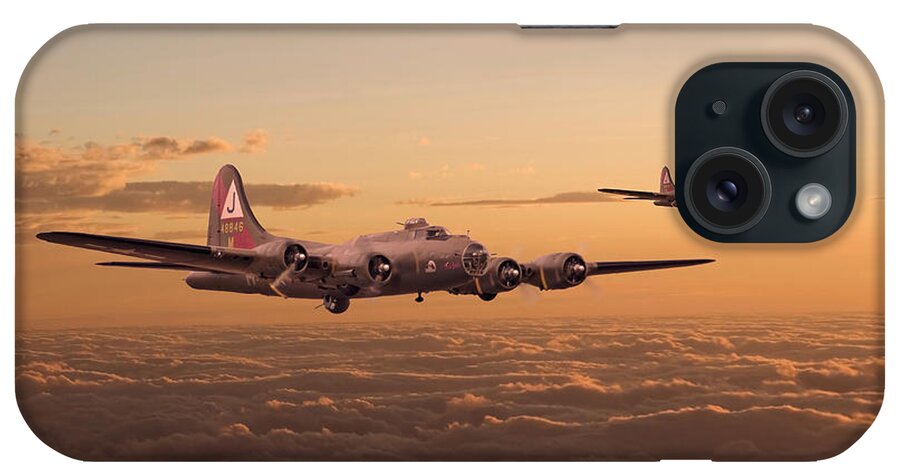 Aircraft iPhone Case featuring the digital art Last Home by Pat Speirs