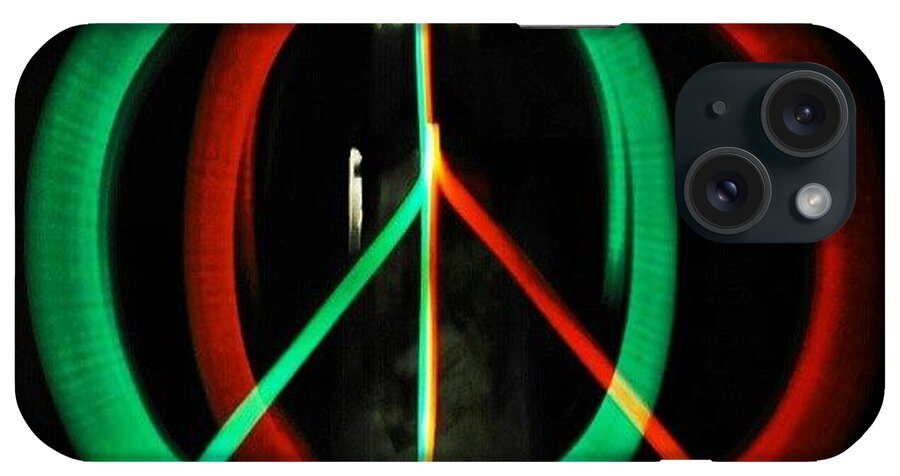 Lightart iPhone Case featuring the photograph Last One, Double #peace Sign #hdr_pics by Josh Richey
