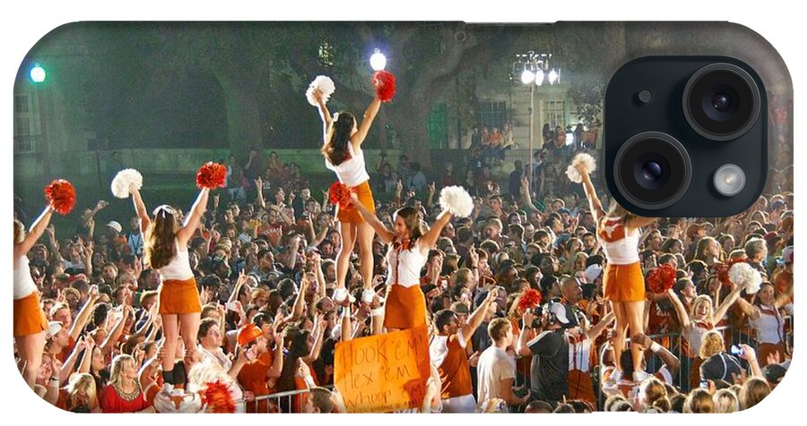 Photography iPhone Case featuring the photograph Last University of Texas Hex Rally by Sean Griffin