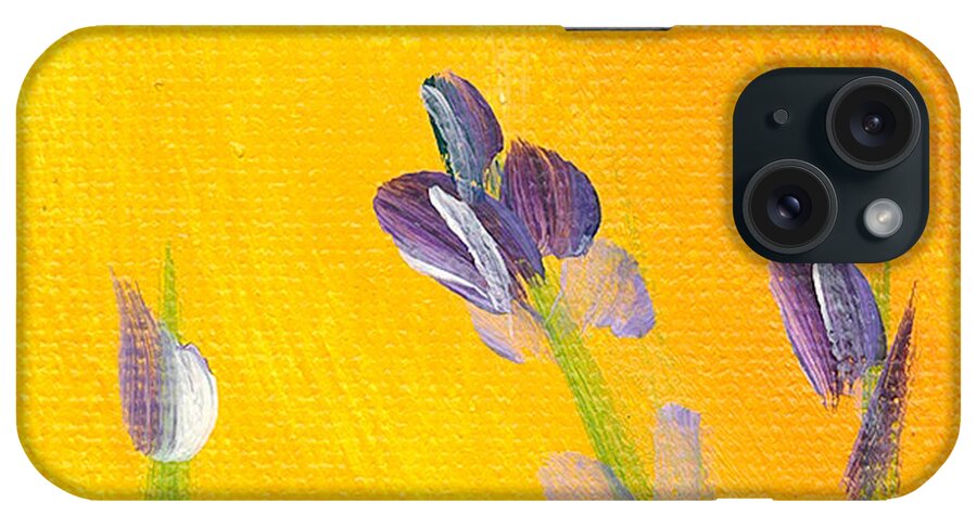 Lavender iPhone Case featuring the photograph Lavender - Hanging Position 2 by Val Miller
