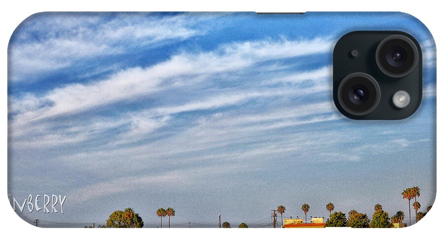 Long Beach iPhone Case featuring the digital art Lbc Big Sky by Bob Winberry