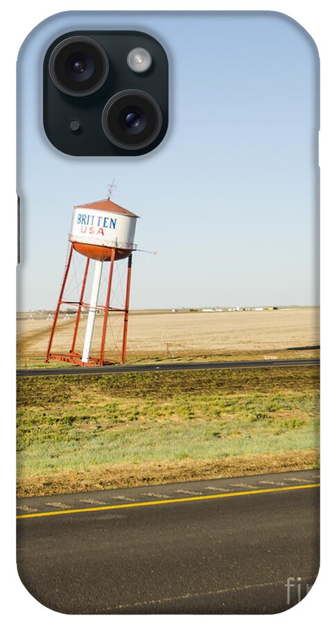 Groom iPhone Case featuring the photograph Leaning Tower of Britten Groom Texas by Deborah Smolinske