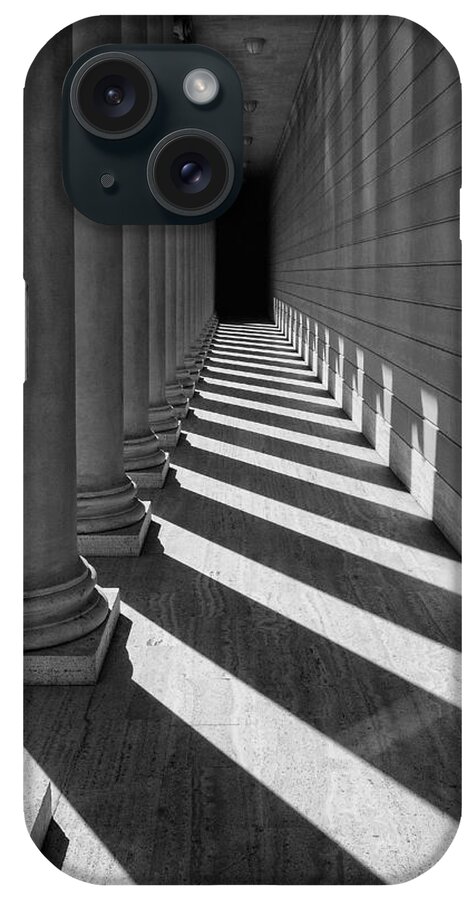 San Francisco.legion Of Honor iPhone Case featuring the photograph Legion Breezeway by Robert Woodward