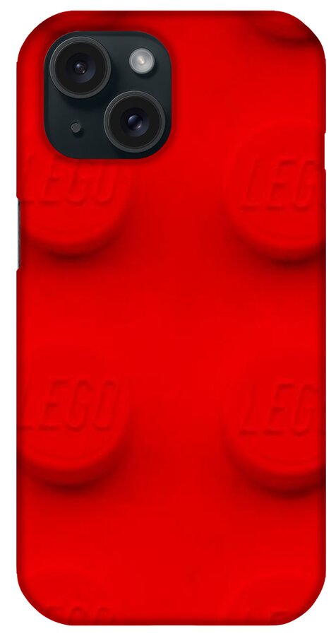 Lego iPhone Case featuring the photograph Lego Red by Rob Hans