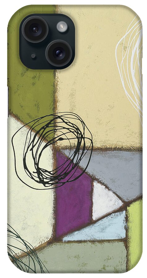 Lemon iPhone Case featuring the painting Lemon Lime Play II by Michael Marcon