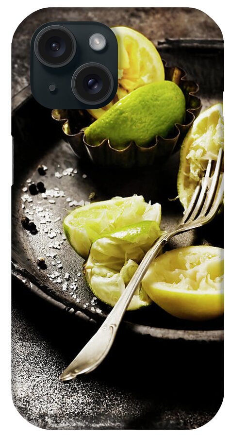 The End iPhone Case featuring the photograph Lemons And Limes by Claudia Totir