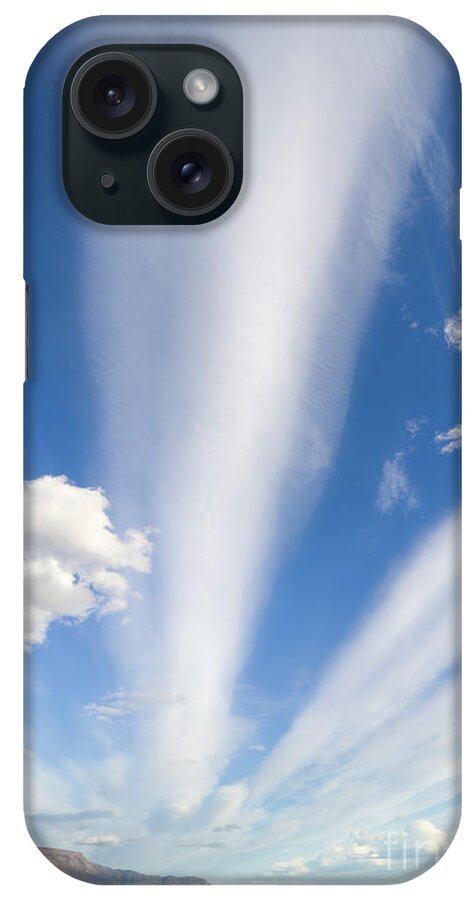 00346024 iPhone Case featuring the photograph Lenticular And Cumulus Clouds Patagonia by Yva Momatiuk and John Eastcott