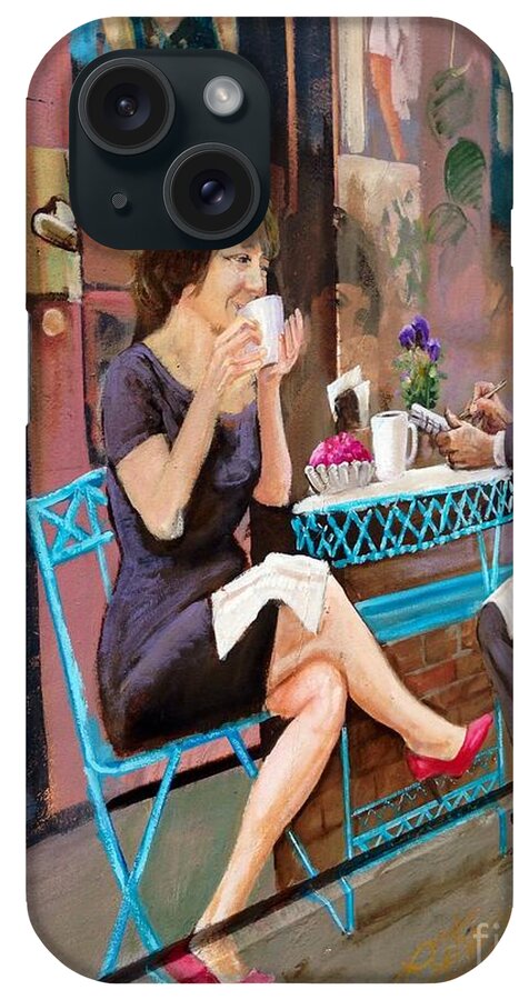 Lets Meet For Coffee iPhone Case featuring the photograph Lets Meet For Coffee by Susan Garren