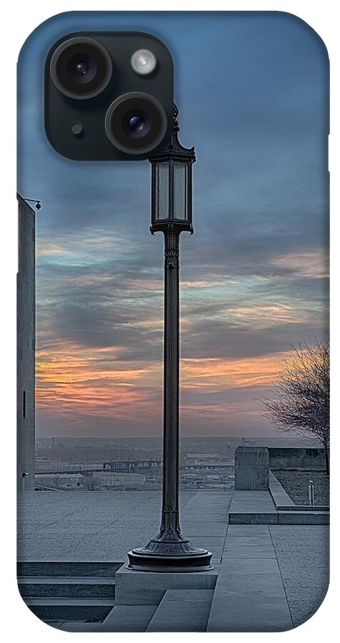 Kansas City iPhone Case featuring the photograph Liberty Street Lamp by Sennie Pierson