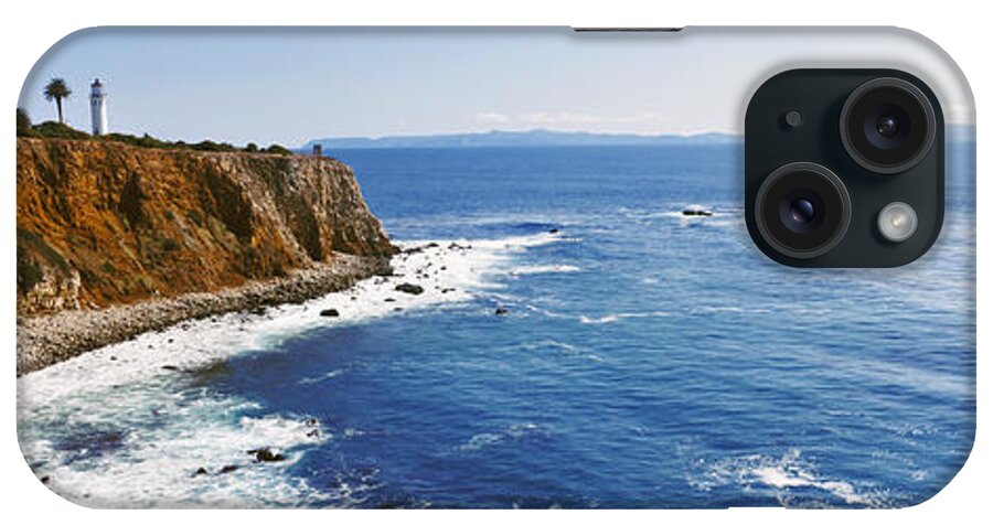 Photography iPhone Case featuring the photograph Lighthouse At A Coast, Point Vicente by Panoramic Images