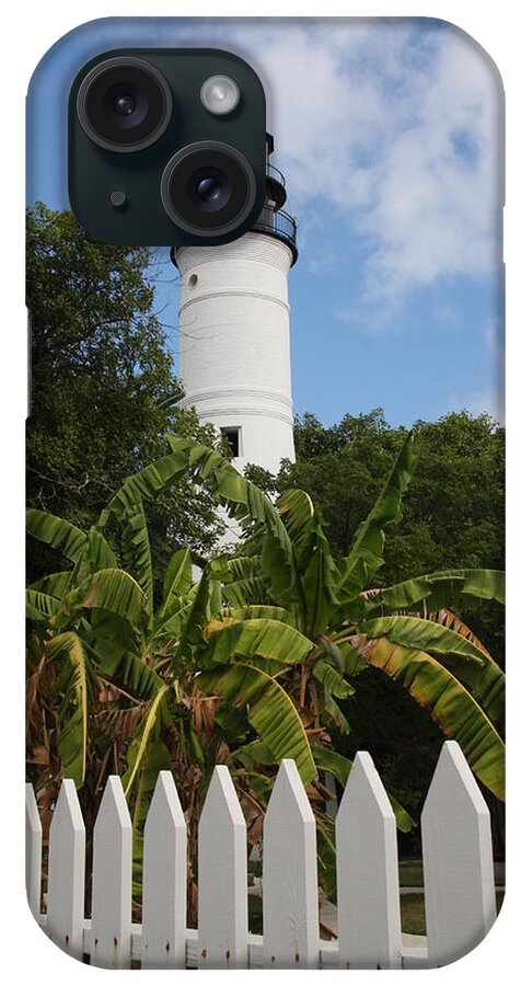 Ligthouse iPhone Case featuring the photograph A Sailoirs Guide On The Florida Keys by Christiane Schulze Art And Photography