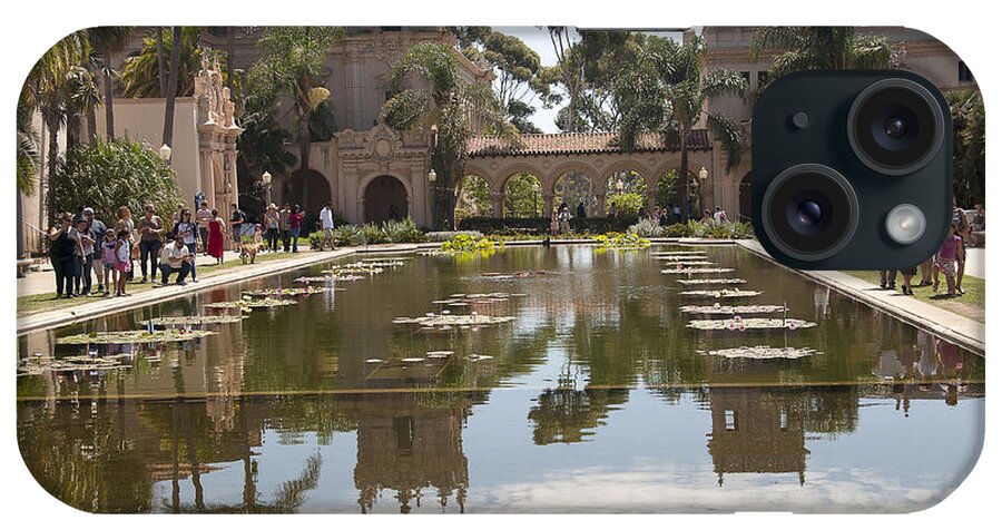 San Diego iPhone Case featuring the photograph Lily Pool in Balboa Park by Brenda Kean