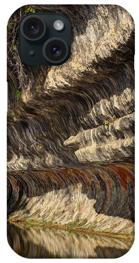 Limestone Cliffs iPhone Case featuring the photograph Limestone Cliffs by Mark Langford