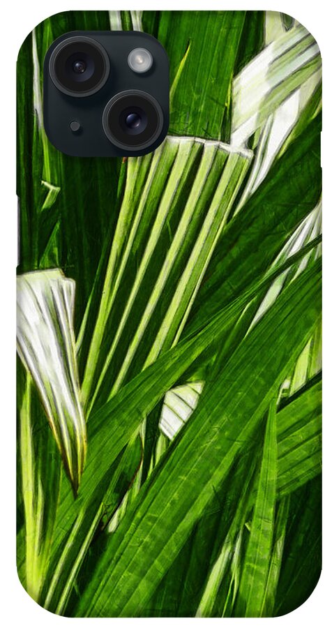 Reed iPhone Case featuring the photograph Lines of Nature by Steve Taylor