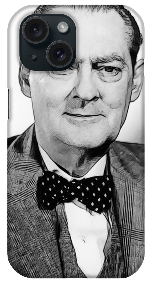 Celebrity iPhone Case featuring the drawing Lionel Barrymore 003 by Dean Wittle
