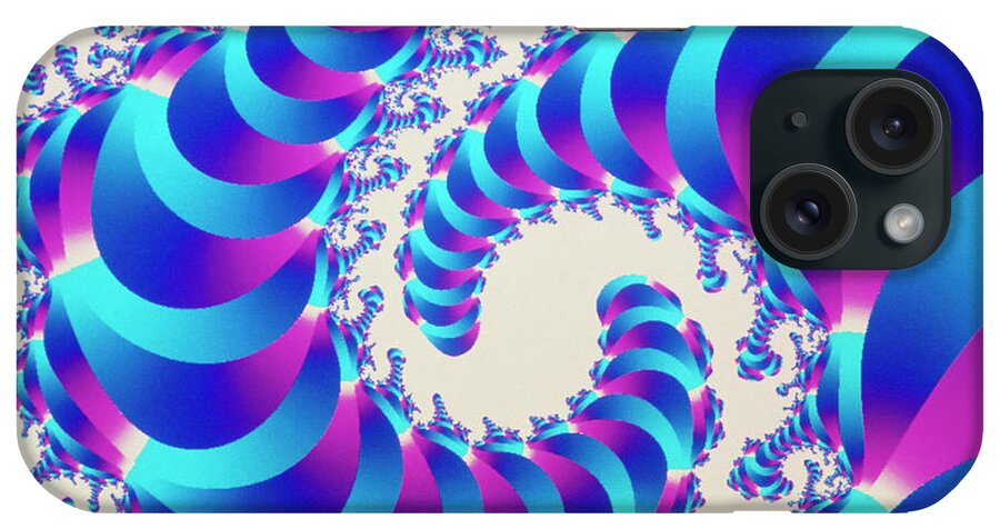 Fractal iPhone Case featuring the photograph Little Apple Man Mandelbrot Fractal by Alfred Pasieka/science Photo Library
