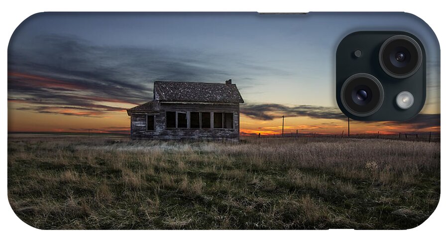  #homegroen Photography iPhone Case featuring the photograph Little House on the Prairie by Aaron J Groen