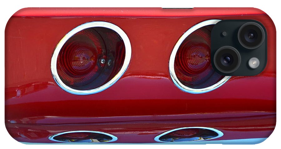 Red iPhone Case featuring the photograph Little Red Corvette by Dean Ferreira