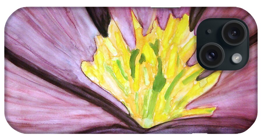 Water Color Flower Painting iPhone Case featuring the painting Live Your Life To The Fullest Potential by Yael VanGruber