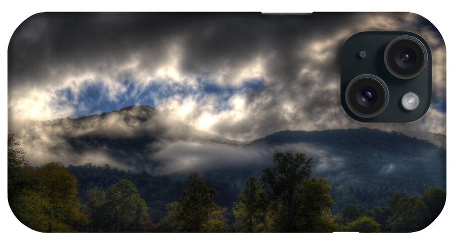Western North Carolina iPhone Case featuring the photograph Living In The Clouds of Western North Carolina by Greg and Chrystal Mimbs