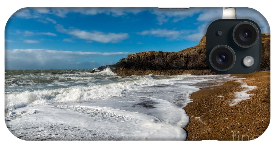 Lighthouse iPhone Case featuring the photograph Llanddwyn Island Lighthouse by Adrian Evans