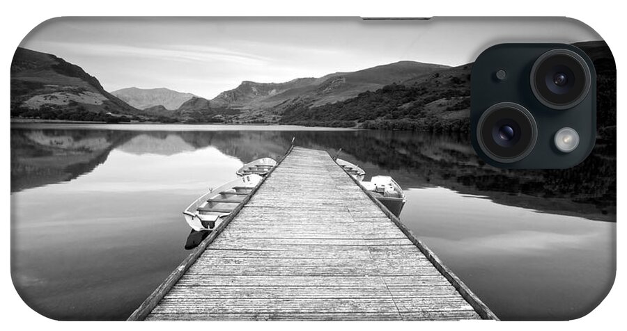 Landscape iPhone Case featuring the photograph Llyne Nantile Jetty by Stephen Taylor