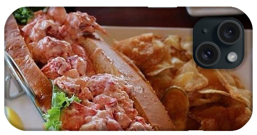  iPhone Case featuring the photograph Lobster Roll, Lookout Tavern, Oak Bluffs by Martha Perry Morrissette