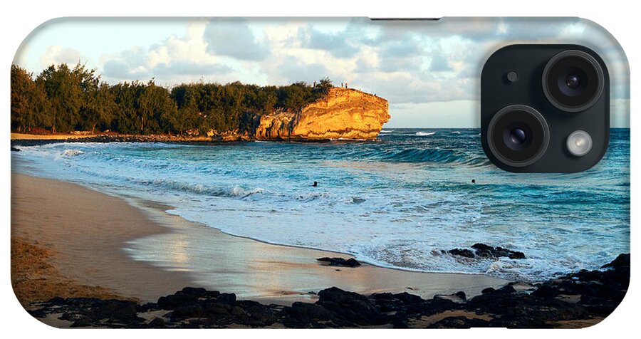 Shipwrecks Beach iPhone Case featuring the photograph Local Surf Spot Kauai by Roselynne Broussard