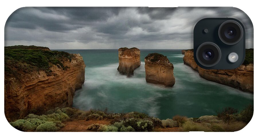 Scenics iPhone Case featuring the photograph Loch Ard Gorge by Fergal O'callaghan