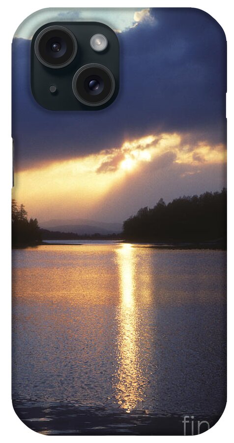 Loch Insh iPhone Case featuring the photograph Loch Insh - winter sunset - Scotland by Phil Banks