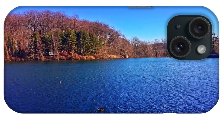 Water iPhone Case featuring the photograph Loch Raven by Chris Montcalmo