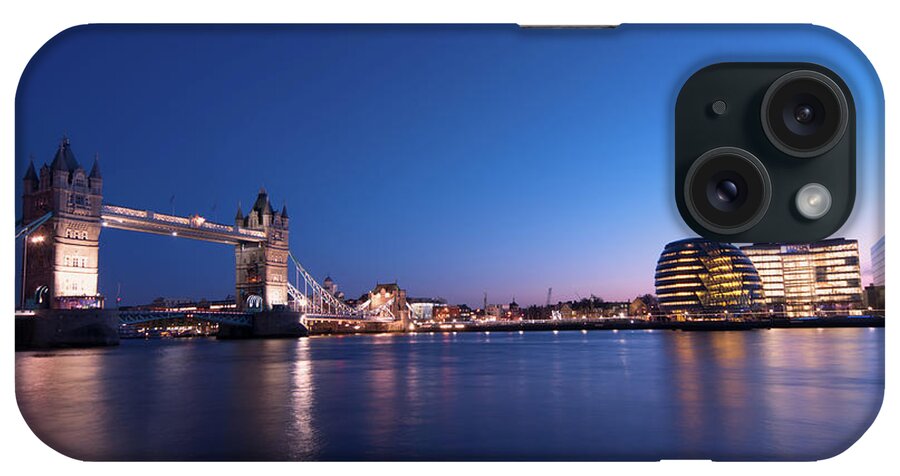 Drawbridge iPhone Case featuring the photograph London Bridge And Skyline by Imagegap