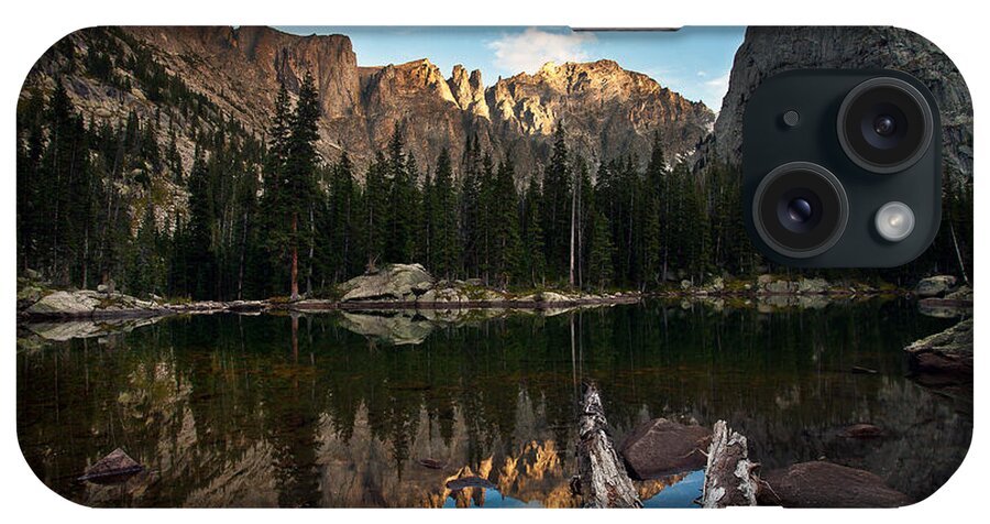 Nature iPhone Case featuring the photograph Lone Eagle Reflection by Steven Reed