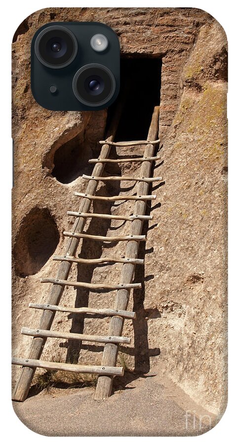 Afternoon iPhone Case featuring the photograph Long House Front Door Bandelier National Monument by Fred Stearns