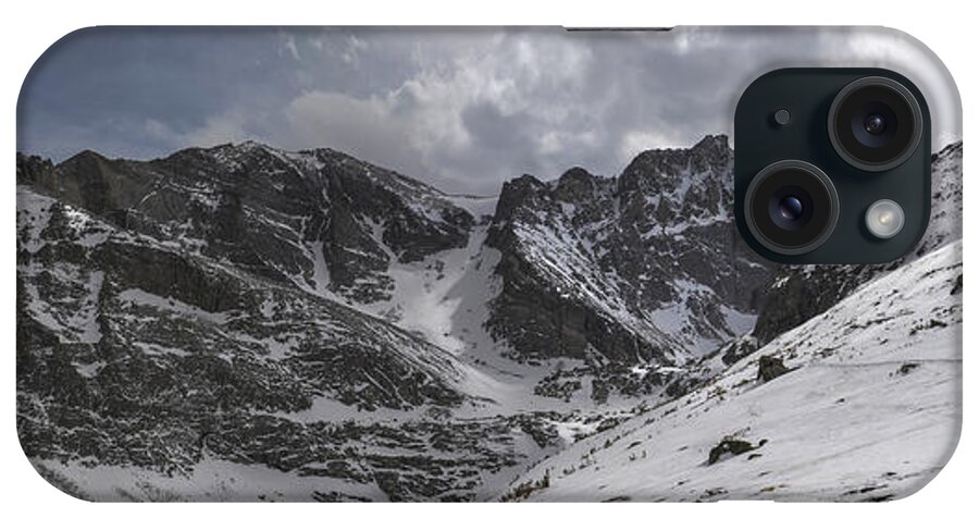 Longs Peak iPhone Case featuring the photograph Longs Meeker and Lady Washington by Aaron Spong