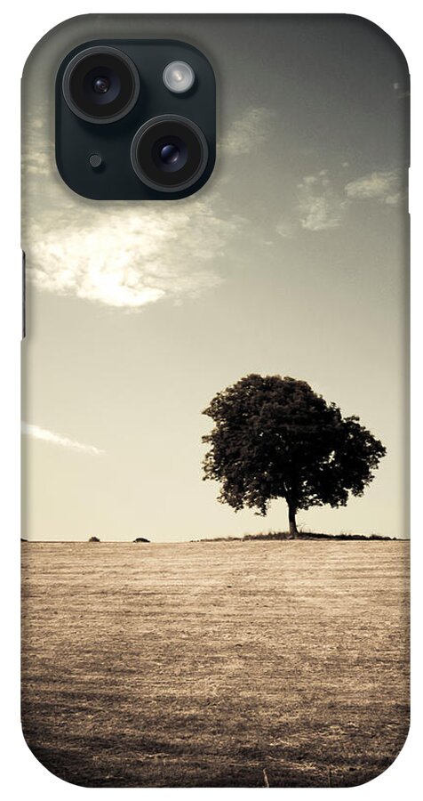 Tree iPhone Case featuring the photograph Lonsome Listry by Mark Callanan