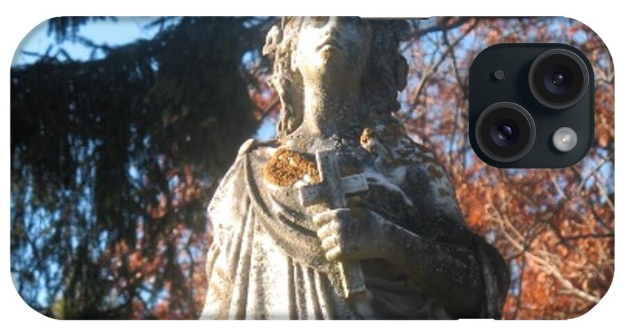  Angel iPhone Case featuring the photograph Looking Skywards by Alan Chandler