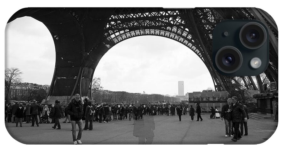 Paris Eiffel Tower iPhone Case featuring the photograph Lost In Paris by Eric Wiles