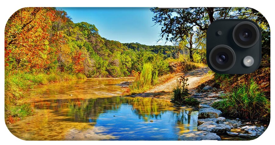 Hint Of Fall iPhone Case featuring the photograph Lost Maples State Natural Area by Savannah Gibbs