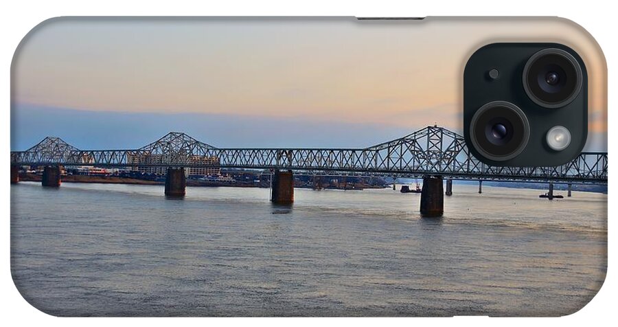 George Rogers Clark Memorial Bridge iPhone Case featuring the photograph Louisville Dawn by Steven Richman