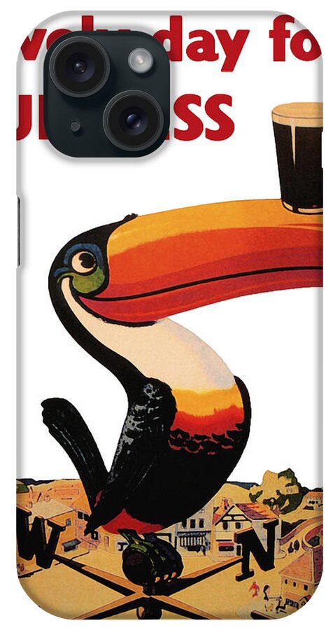 #faatoppicks iPhone Case featuring the digital art Lovely Day for a Guinness by Guinness