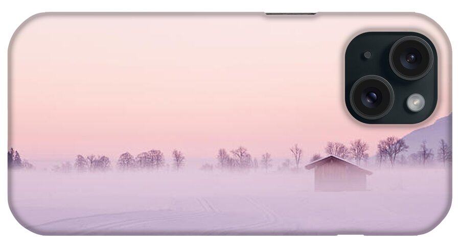 Landscape iPhone Case featuring the photograph Low fog by Jorge Maia