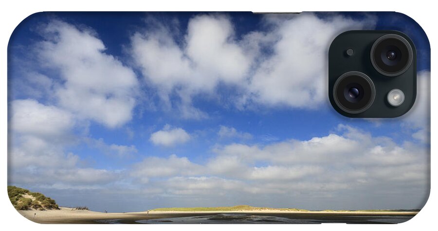 535703 iPhone Case featuring the photograph Low Tide At Slufter Nature Reserve by Duncan Usher