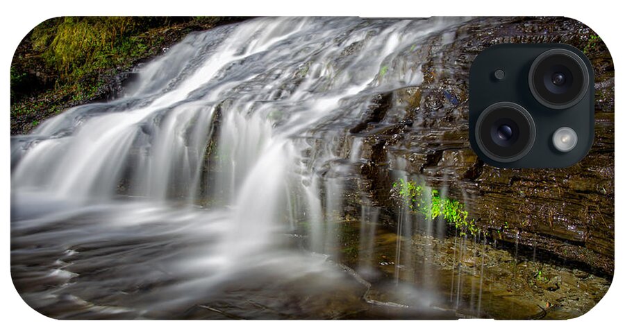 Bush iPhone Case featuring the photograph Lower Little Falls by Jakub Sisak