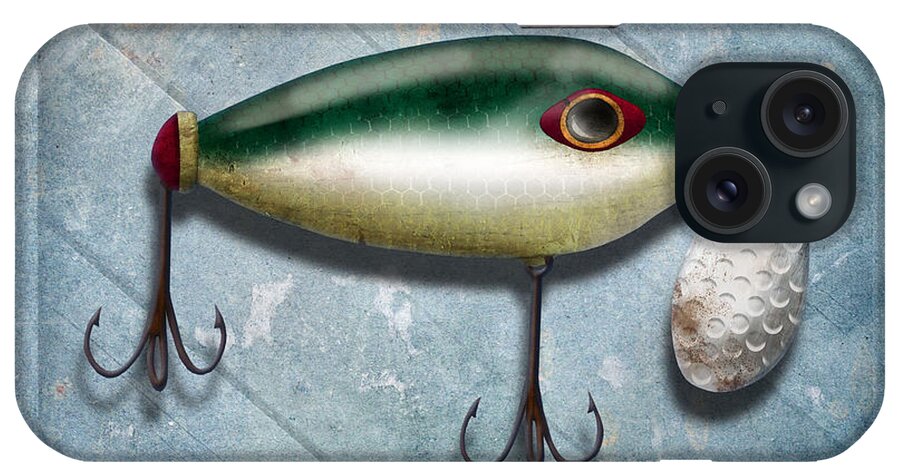 Fishing iPhone Case featuring the digital art Lure I by April Moen