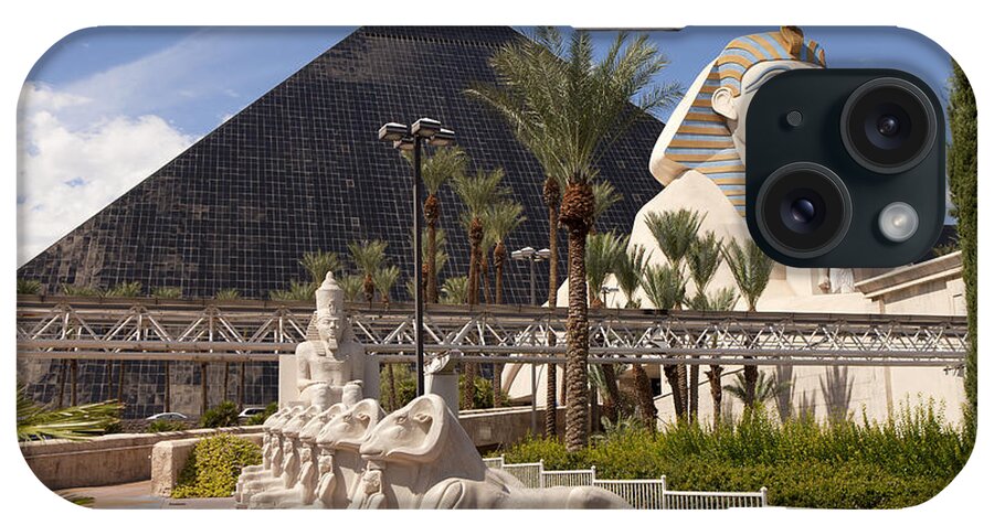 Las Vegas iPhone Case featuring the photograph Luxor Casino in Las Vegas by Anthony Totah