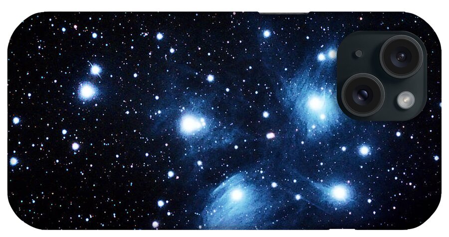 Scenics iPhone Case featuring the photograph M 45, The Pleiades by A. V. Ley