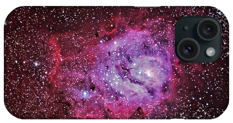 Majestic iPhone Case featuring the photograph M8--the Lagoon Nebula by A. V. Ley