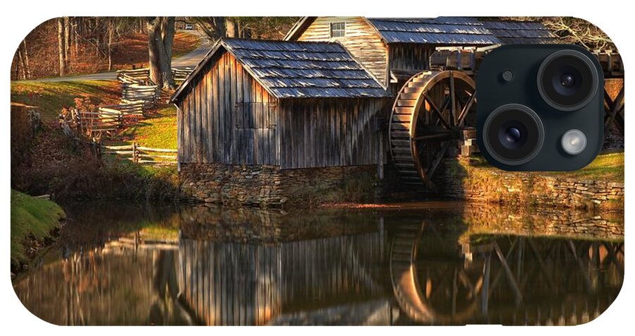 Mabry Mill iPhone Case featuring the photograph Mabry Mill Changing Of The Seasons by Adam Jewell