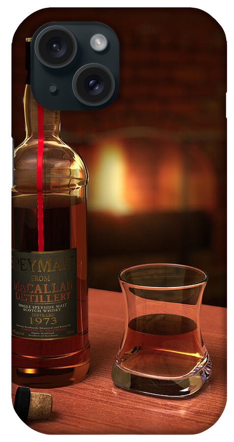 3d iPhone Case featuring the photograph Macallan 1973 by Adam Romanowicz